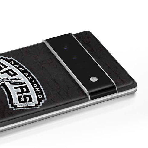 NBA San Antonio Spurs Distressed Google Pixel 6 Pro Skin